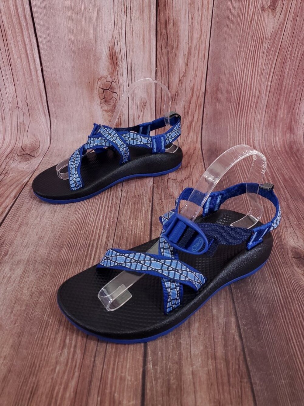 Chaco Kids Size 6 Z/1 Ecotread Swell Eclipse Sandals Blue Strappy Water Shoes
